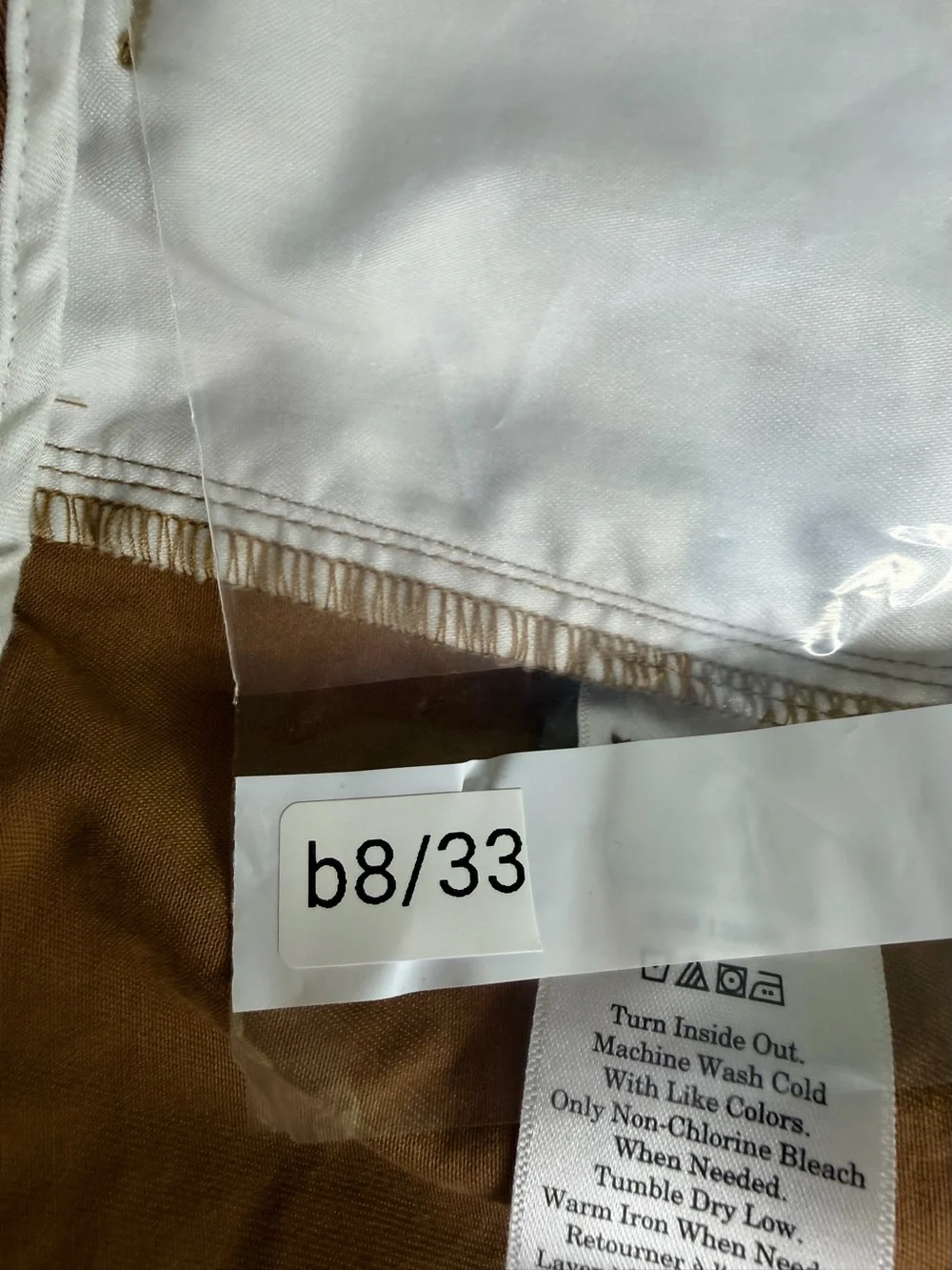 Everlane The Pull-On Performance Chino  Shorts Toasted Coconut Size L NWOT